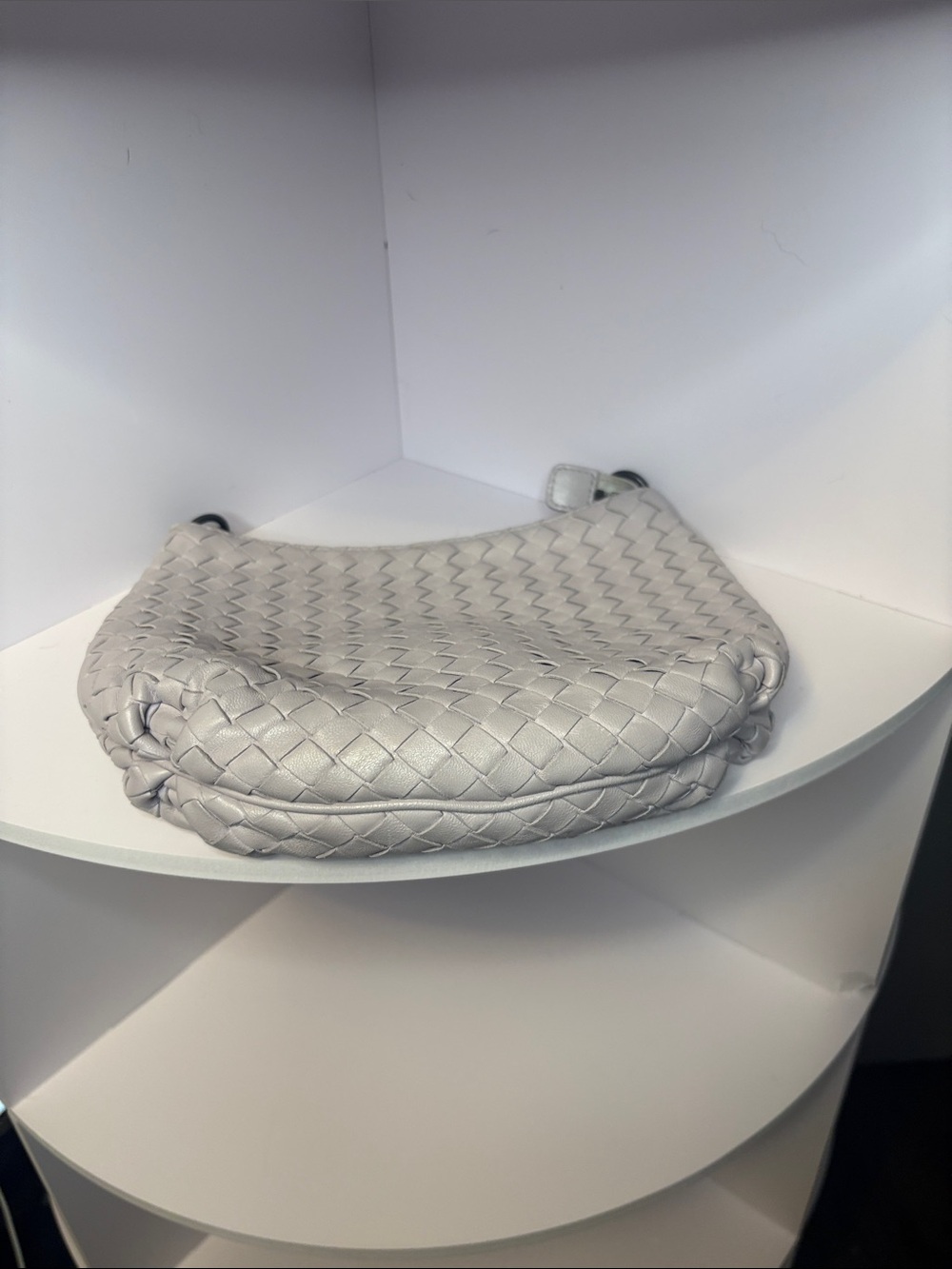 Bottega Veneta Nodini shoulder bag in a grey/purple